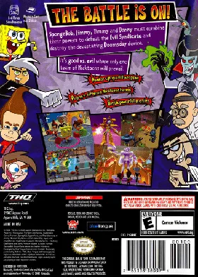 Nicktoons Unite! box cover back